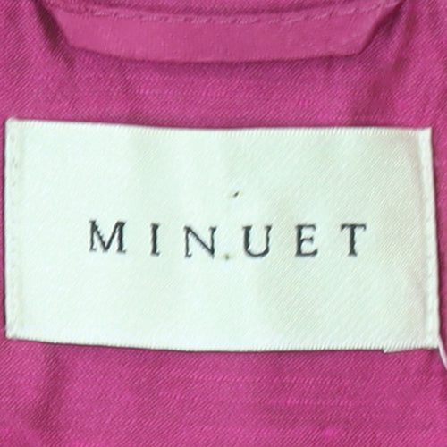 Minuet Women’s Pink Shawl Lapel Formal Suit Jacket UK 8