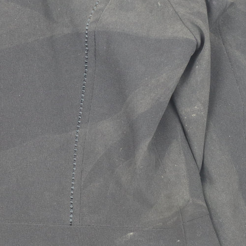 Marks and Spencer Women Black Size 10 Classic Tailored Crop Blazer