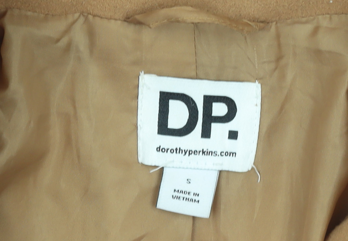 Dorothy Perkins Women’s Beige Long Belted Trench Coat Size S