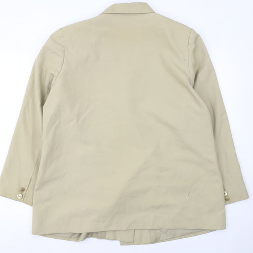 Kiss Collection Beige Double-Breasted Blazer Jacket Women’s Size 18