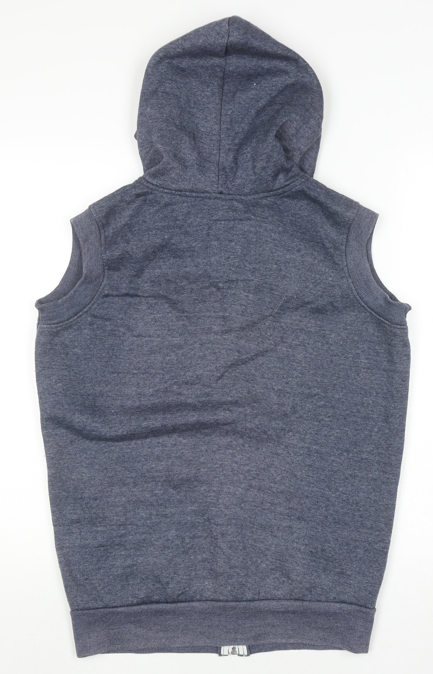 Tokyo Tigers Men's Grey Sleeveless Full Zip Hoodie Vest S