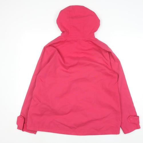 F&F Womens Pink Hooded Cotton Parka Jacket UK 12
