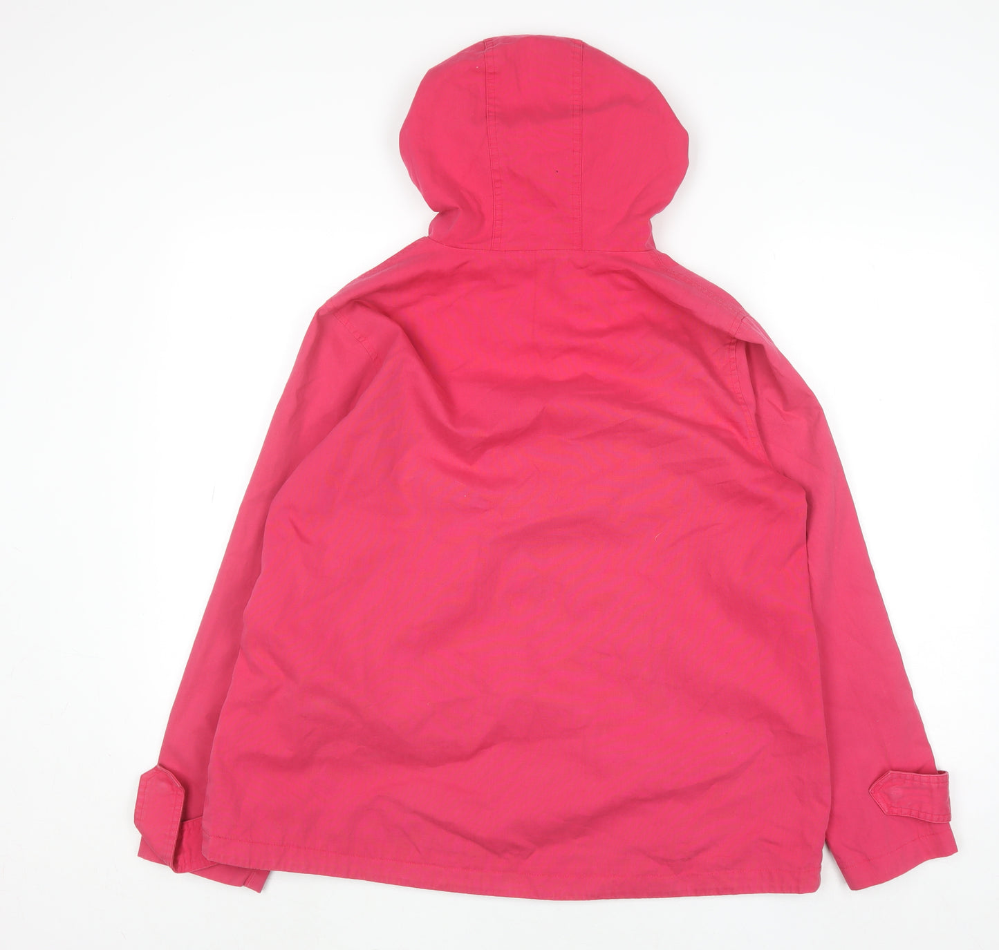 F&F Womens Pink Hooded Cotton Parka Jacket UK 12