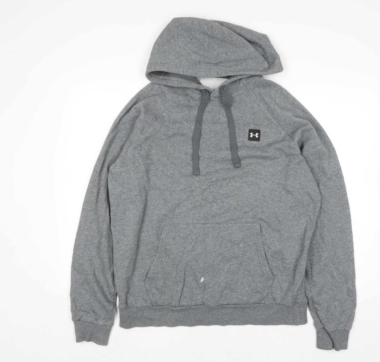 Under Armour Women's Grey Pullover Hoodie Size L Loose Fit