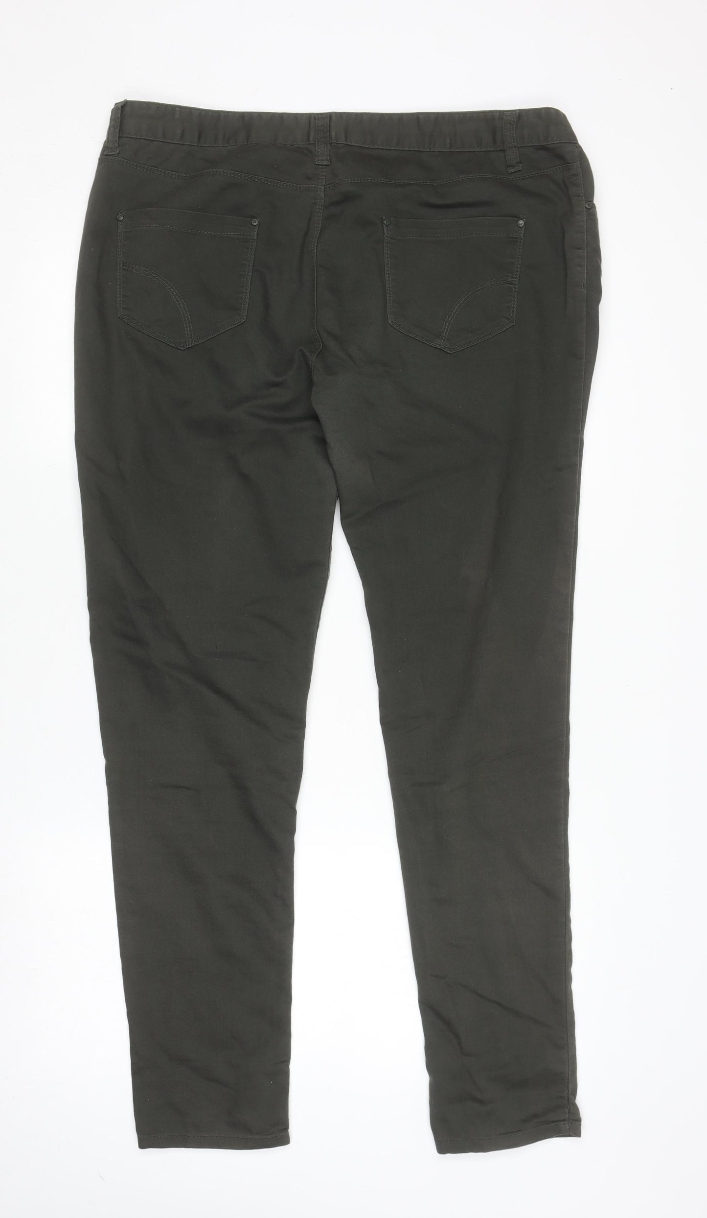 Laura G Ultra Soft Super Skinny Black Jeans Women UK 18