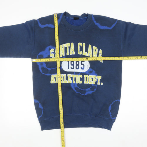 Urban Outfitters Men's Blue XS Santa Clara 1985 Athletic Dept Sweatshirt
