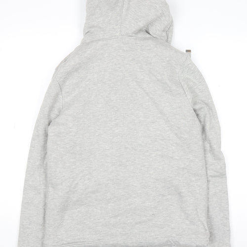 Peter Storm Women's Grey Full Zip Hoodie Size 10 Lined Warm Casual