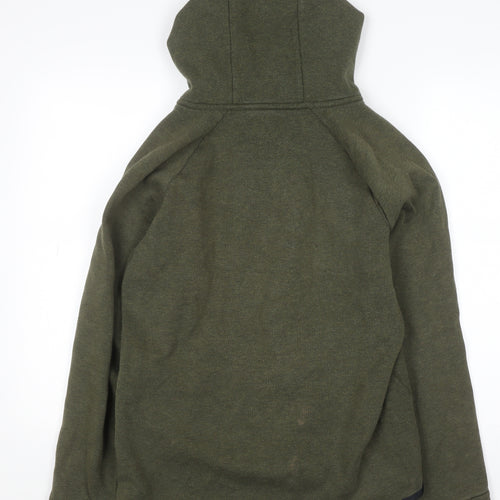 Nike Men's Green Full Zip Sports Hoodie Size S