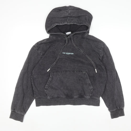 The Kooples Women's Black Cotton Pullover Hoodie Size XS