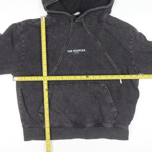 The Kooples Women's Black Cotton Pullover Hoodie Size XS
