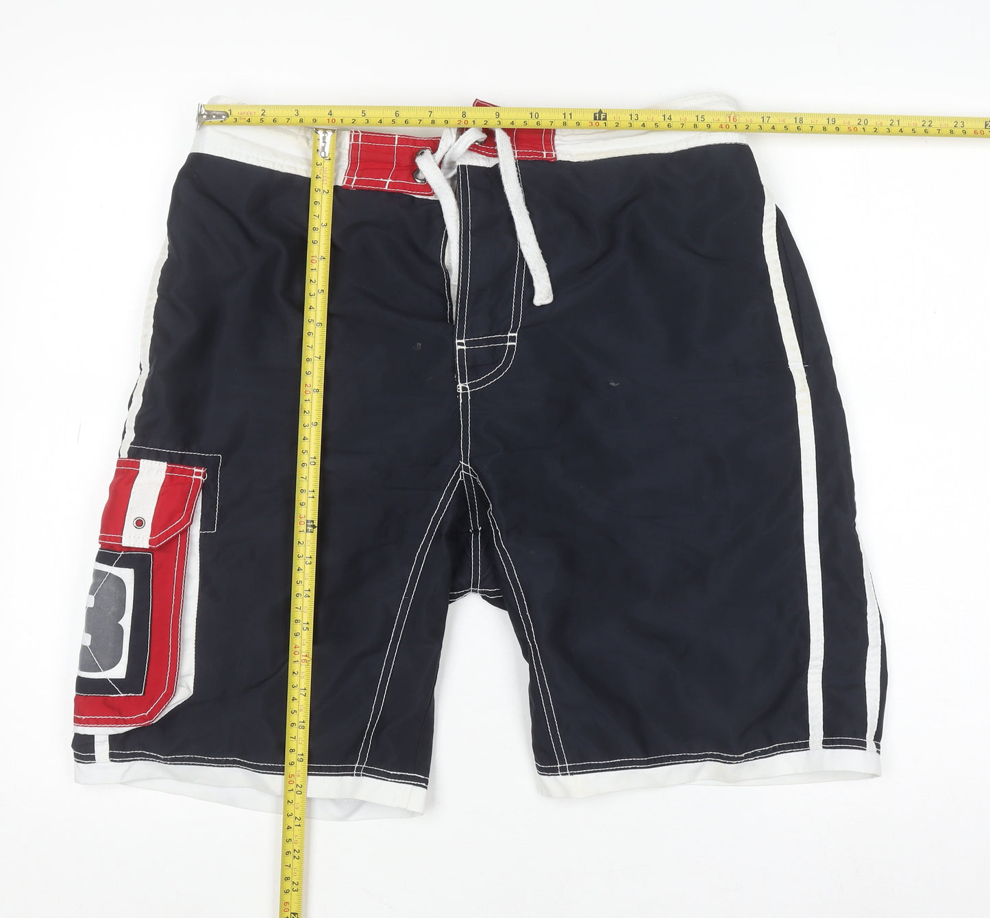 Cedarwood State Active Men's Navy Red Board Shorts XL Quick Dry