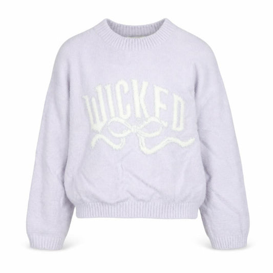 Front view of Marks & Spencer girls’ lilac wicked jumper 10-11 years soft knit