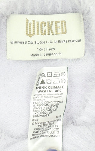 Marks and Spencer Girls Lilac Wicked Pullover Jumper 10-11 Years Soft Knit