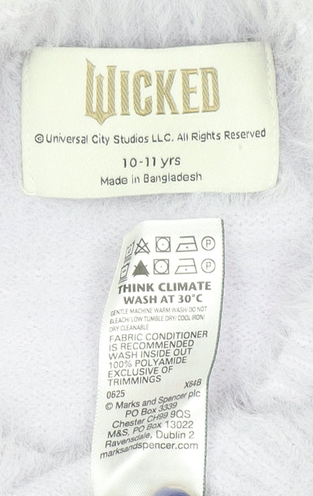 Marks and Spencer Girls Lilac Wicked Pullover Jumper 10-11 Years Soft Knit