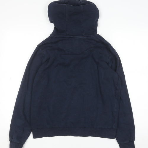 U.S. Polo Assn. Womens Navy Blue Full Zip Hoodie Size S