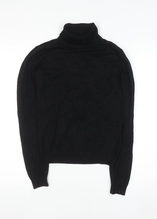 Vero Moda Women’s Black Roll Neck Long Sleeve Knit Jumper Size S