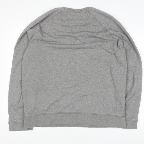 Racing Green Men’s Grey L Pullover Sweatshirt Cotton Blend