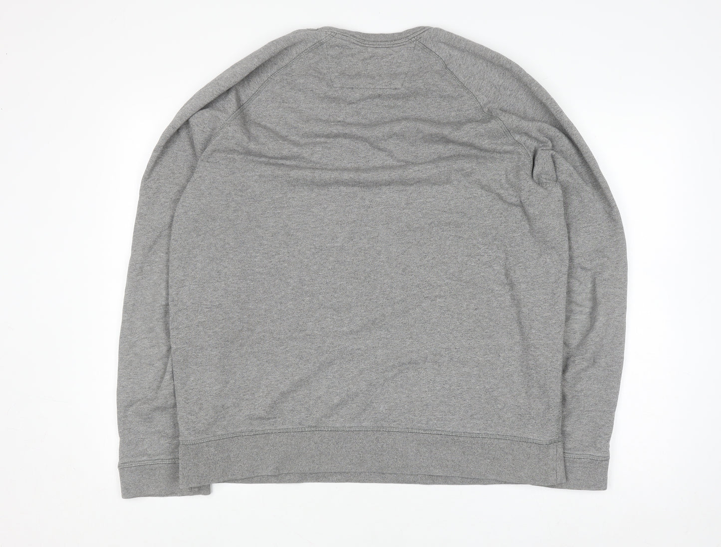 Racing Green Men’s Grey L Pullover Sweatshirt Cotton Blend