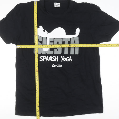 Originals by PM Men's Black Funny Graphic T-Shirt M