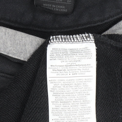 Jordan Men’s Black XS Pullover Hoodie with Logo Print