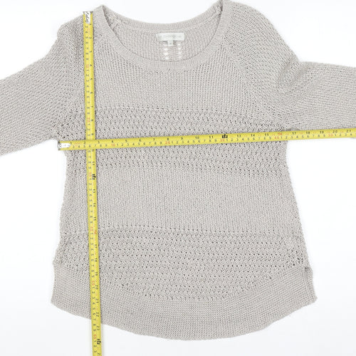 RJR John Rocha Women’s Beige Knit Jumper Size 8 Acrylic Blend