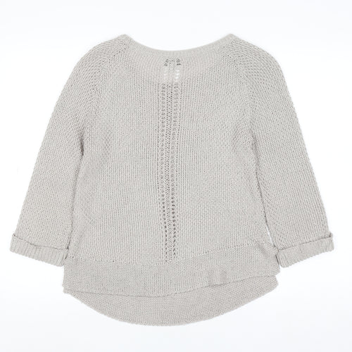 RJR John Rocha Women’s Beige Knit Jumper Size 8 Acrylic Blend