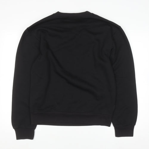 Slazenger Men's Black Small Pullover Crew Neck Fleece Sweatshirt
