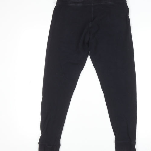 Jack Wills Women's Black Jogger Sweatpants UK 12 Cotton Blend