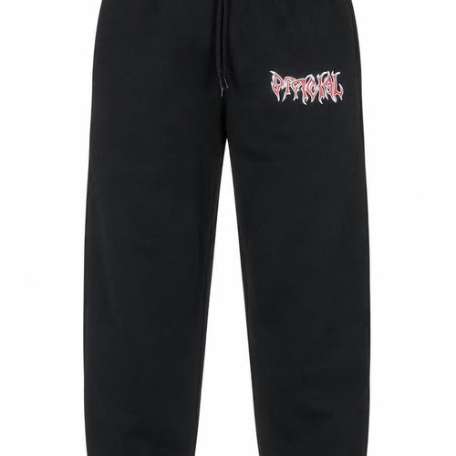 boohooMAN Men’s Black Fleece Jogger Sweatpants Size M Regular Fit