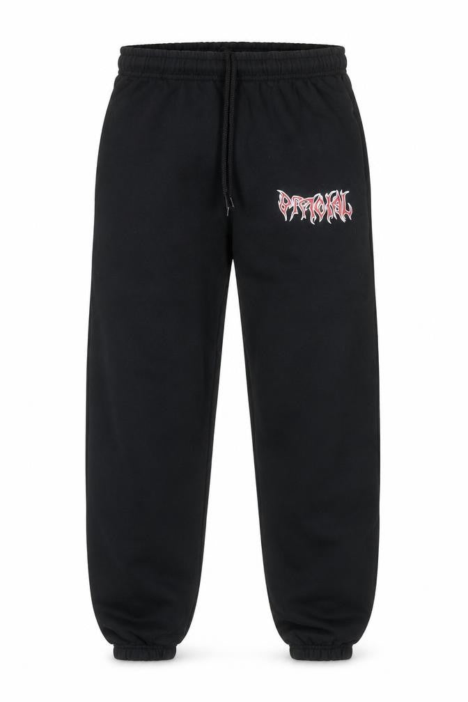 boohooMAN Men’s Black Fleece Jogger Sweatpants Size M Regular Fit