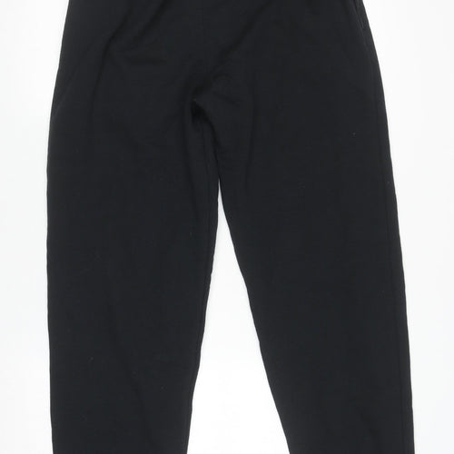 boohooMAN Men’s Black Fleece Jogger Sweatpants Size M Regular Fit