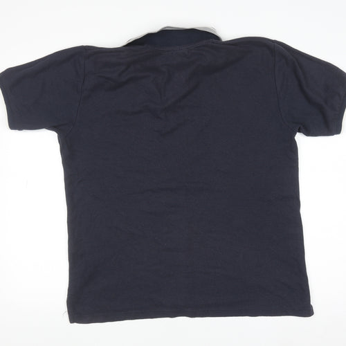 Slazenger Men’s Black Polo Shirt Size L Regular Fit Cotton