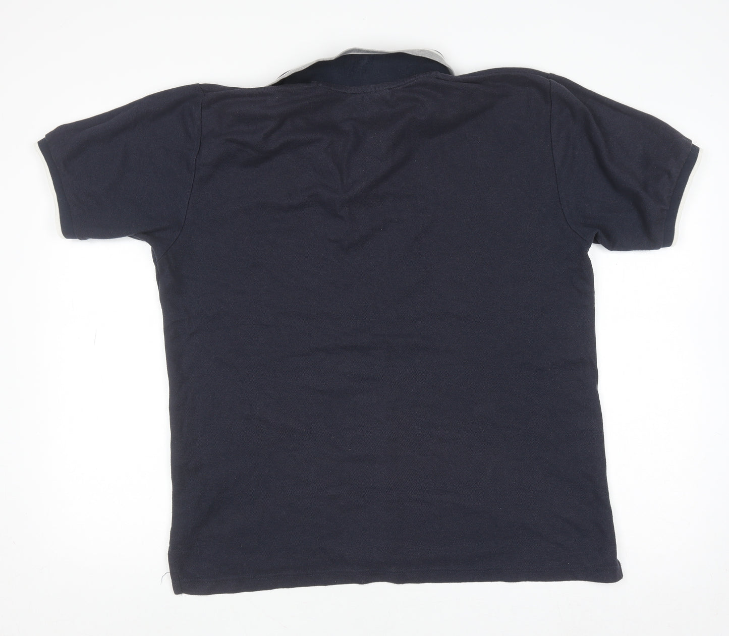 Slazenger Men’s Black Polo Shirt Size L Regular Fit Cotton