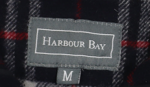 Harbour Bay Men’s Navy Wool Blend Hooded Duffle Coat Medium