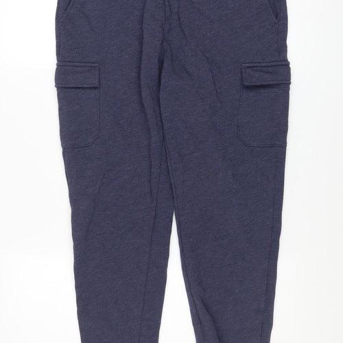 GAP Men Blue Cotton Jogger Sweatpants M Regular Fit Activewear Trousers