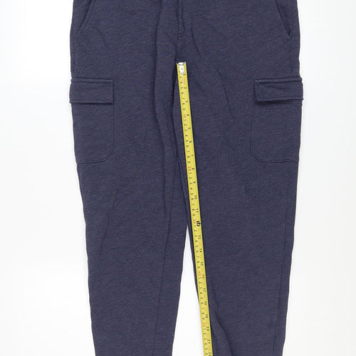 GAP Men Blue Cotton Jogger Sweatpants M Regular Fit Activewear Trousers