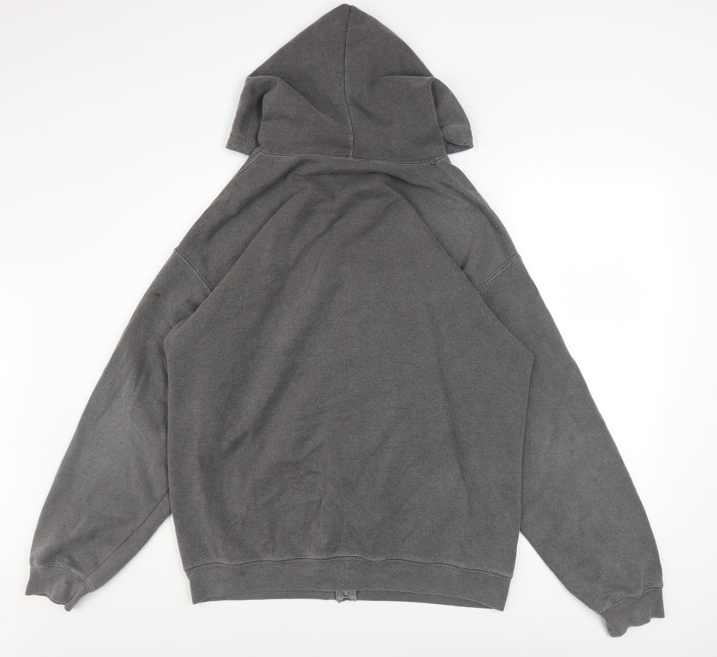iets frans... Men Grey M Basic Zip Hoodie Jacket