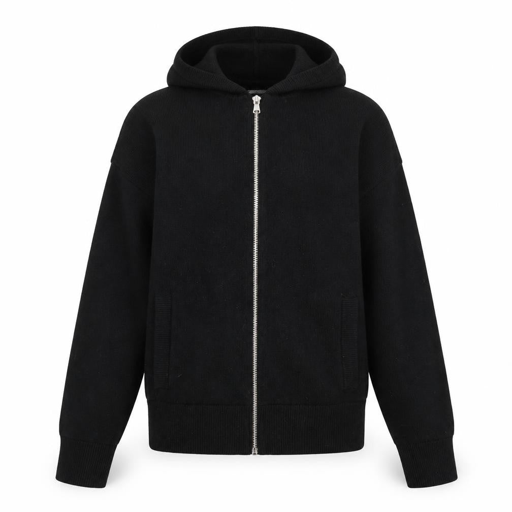 Front view of Marks & Spencer Women’s Black Hooded Zip Basic Jacket, size S
