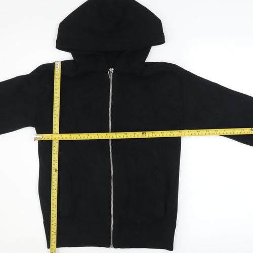 Marks and Spencer Women’s Black Hooded Zip Basic Jacket Size S