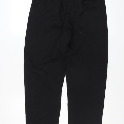 Slazenger Men's Black Small Fleece Sweatpants Tapered Joggers