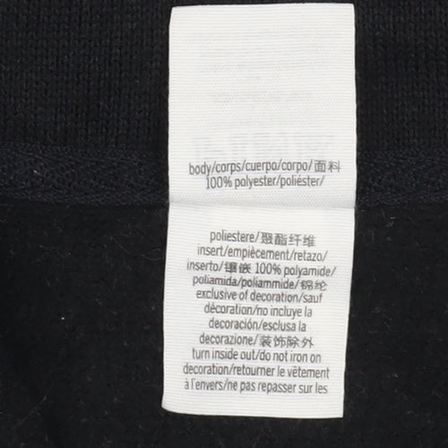 Victoria’s Secret PINK Girls Black Fleece 1/2 Zip Pullover Sweatshirt S