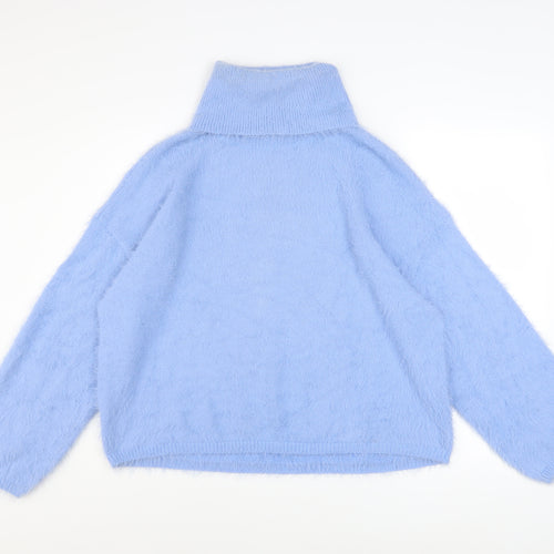 Vero Moda Women’s Blue Roll Neck Long Sleeve Pullover Jumper XL