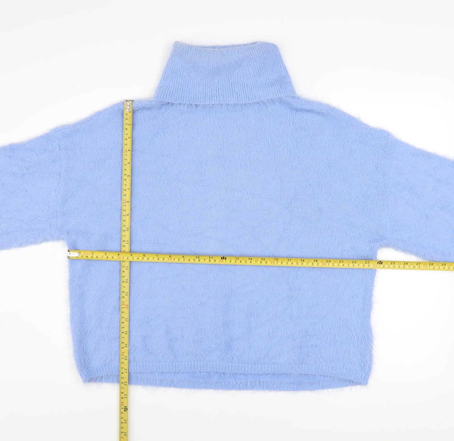 Vero Moda Women’s Blue Roll Neck Long Sleeve Pullover Jumper XL