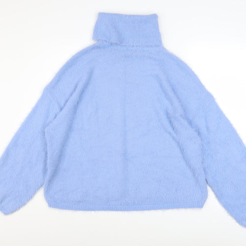 Vero Moda Women’s Blue Roll Neck Long Sleeve Pullover Jumper XL