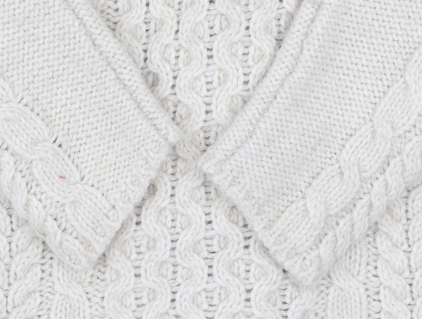 Topshop Women’s Ivory Cable Knit Zip Jacket UK 12