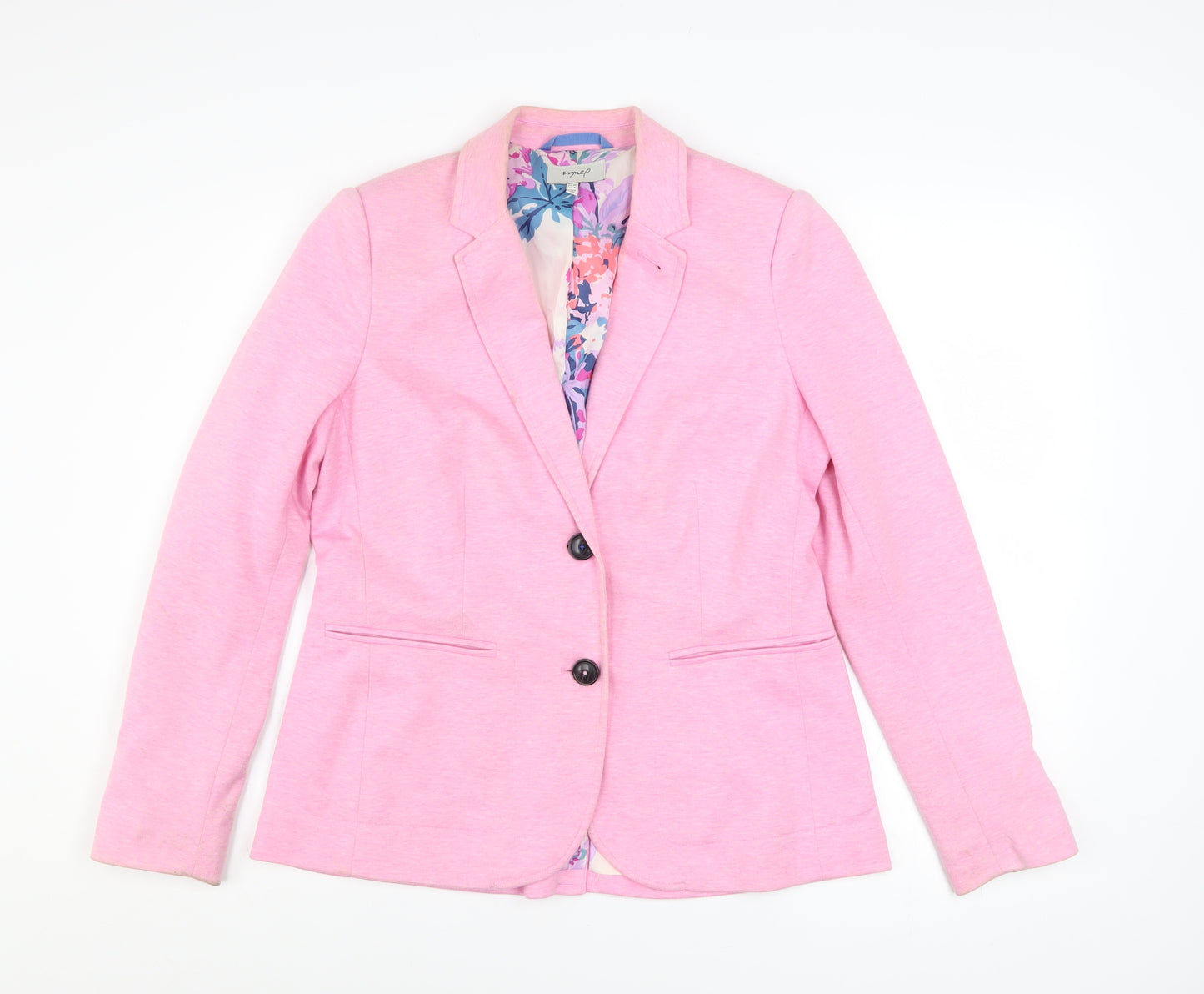 Joules Women’s Pink Regular Fit Blazer Jacket Size 12