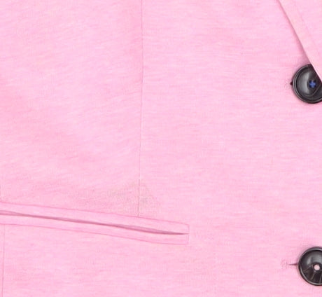 Joules Women’s Pink Regular Fit Blazer Jacket Size 12