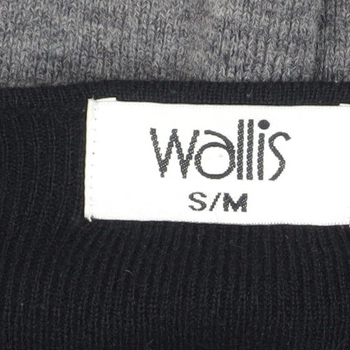 Wallis Women’s Grey Striped Wool Blend Long Sleeve Cardigan S/M