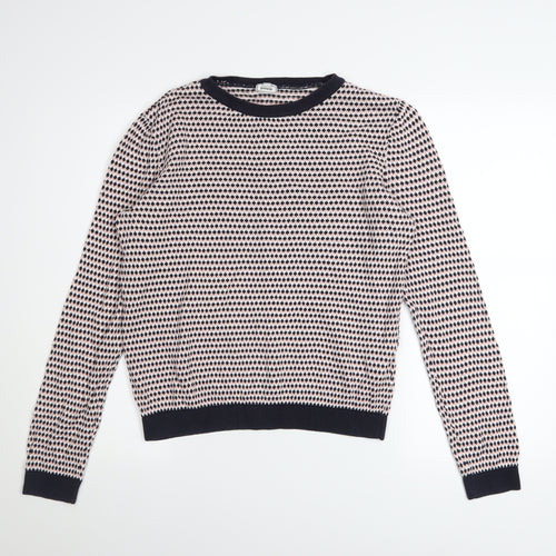 Pimkie Women’s Multicoloured Crew Neck Knit Jumper Size 12