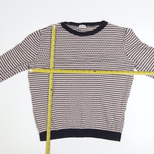 Pimkie Women’s Multicoloured Crew Neck Knit Jumper Size 12